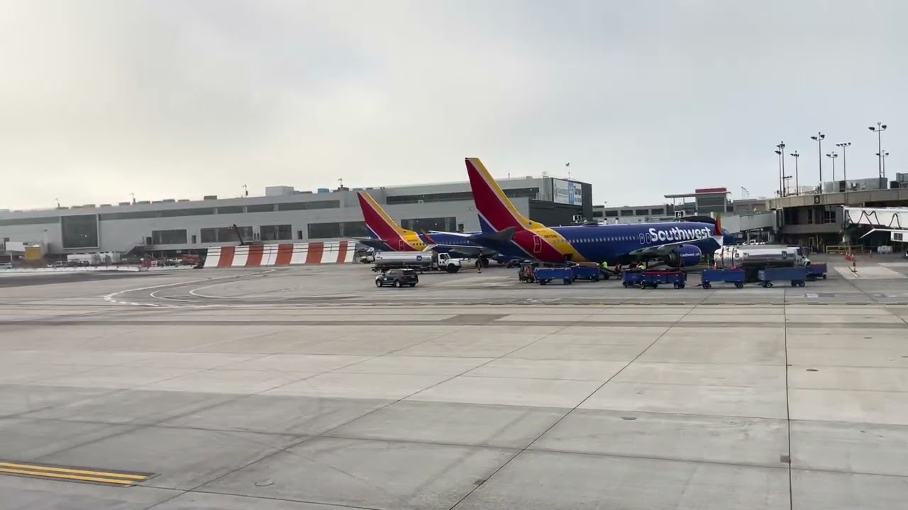 San Diego SAN Airport Taxiing From Terminal 2 Past New Terminal 1 Construction October 12, 2024