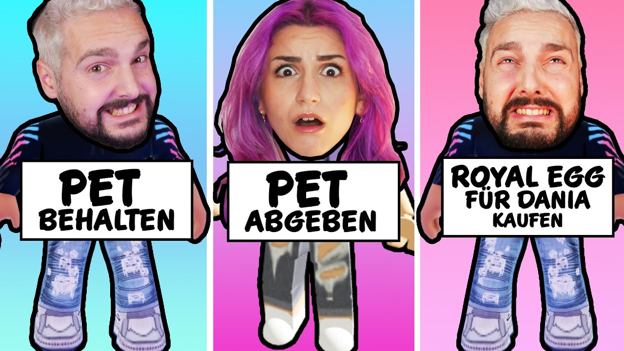 Pet BEHALTEN, Pet ABGEBEN, ROYAL EGG KAUFEN Challenge bei Adopt Me! Bekommt Kaan seine Pets zurück?