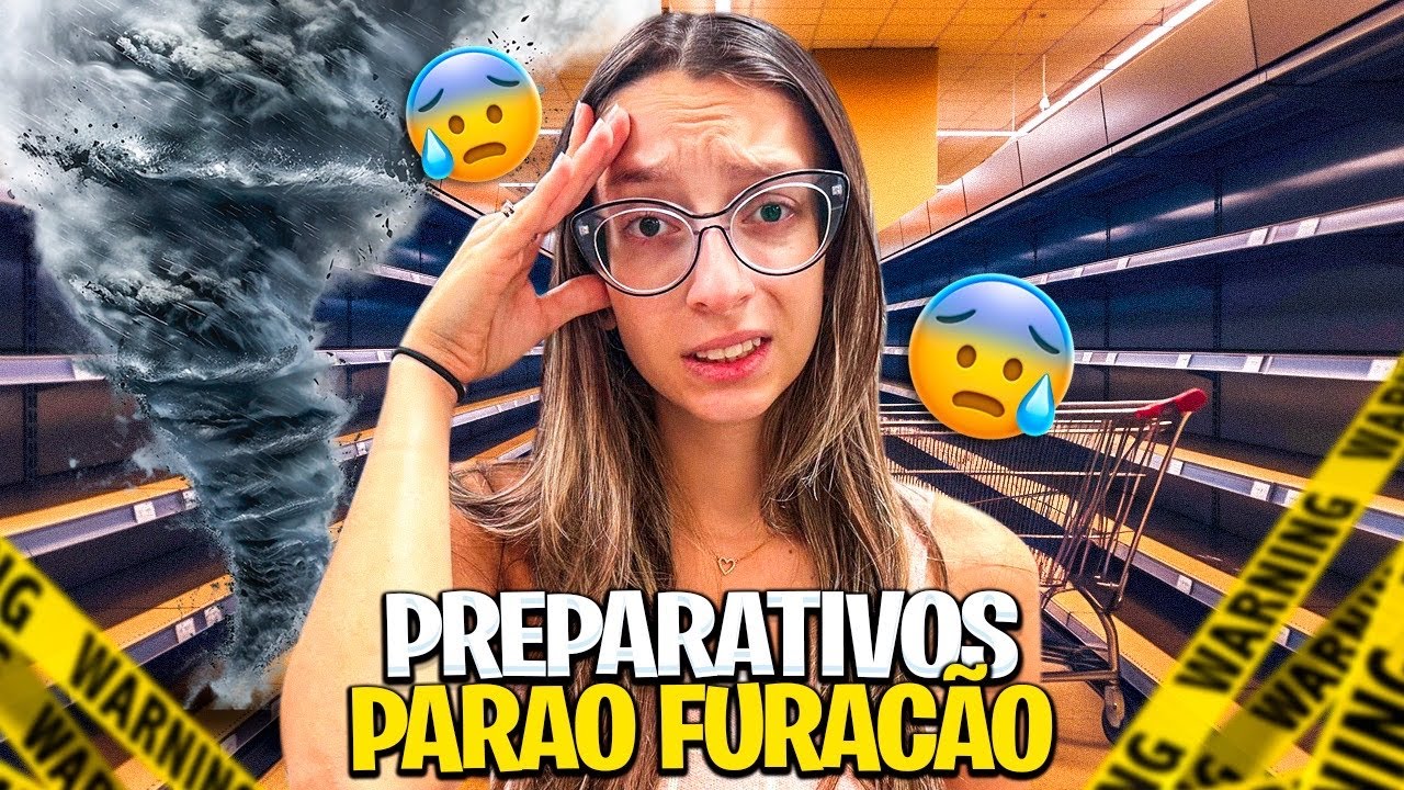 ESTÁ CHEGANDO UM FURACÃO NA FLÓRIDA - PREPARATIVOS PARA FURACÃO HELENE