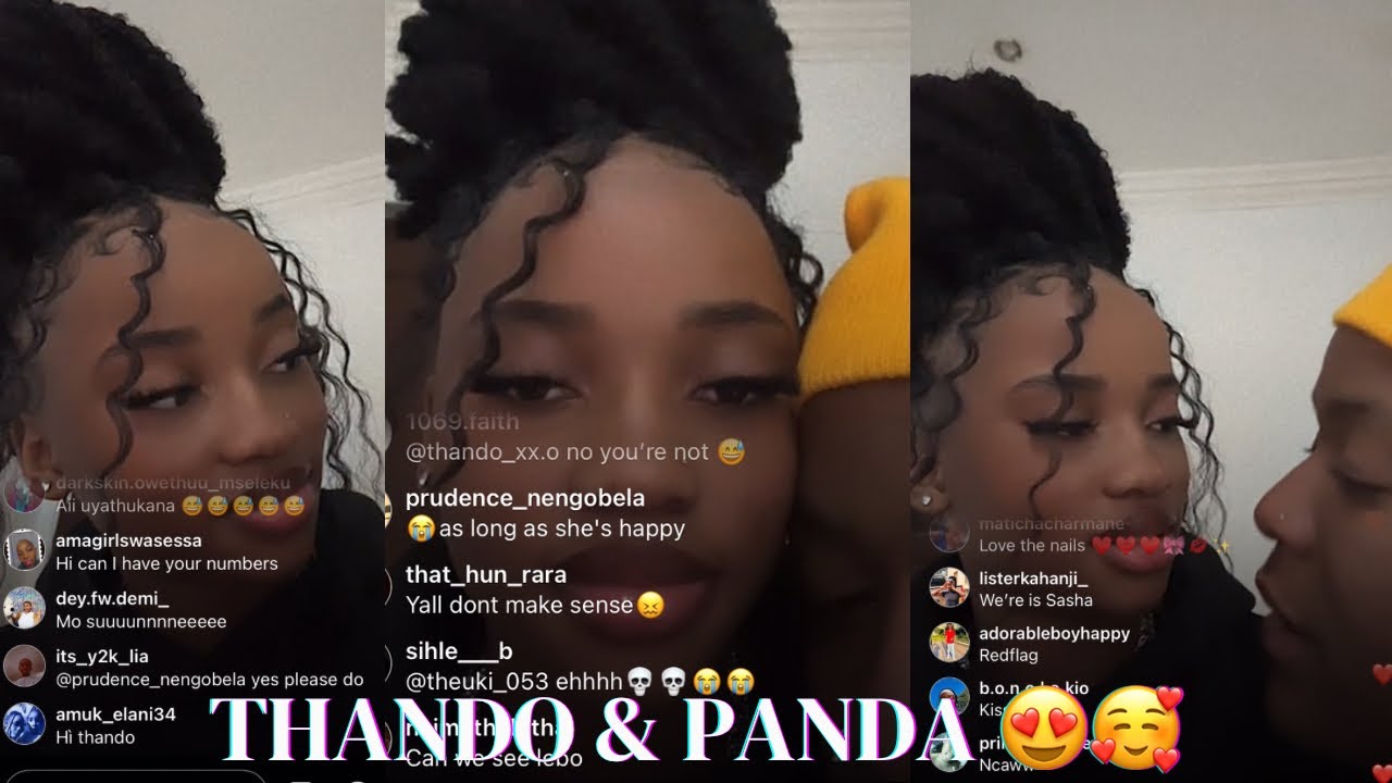 Thando & Panda kissing in the same bed while Lebo is holding a candle 🕯️ 😭😭