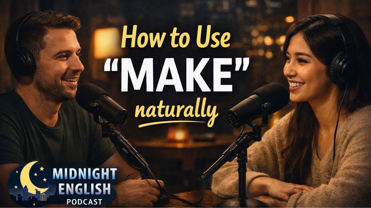 How to Use “MAKE” Naturally Without Thinking | English Conversation Practice