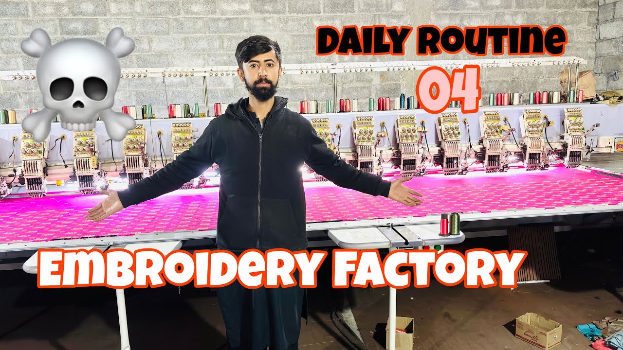 A short visit to EMBROIDERY Factory in Islamabad 👀 ~|~ Daily Routine Vlog 4 ~|~ #abbasyanage