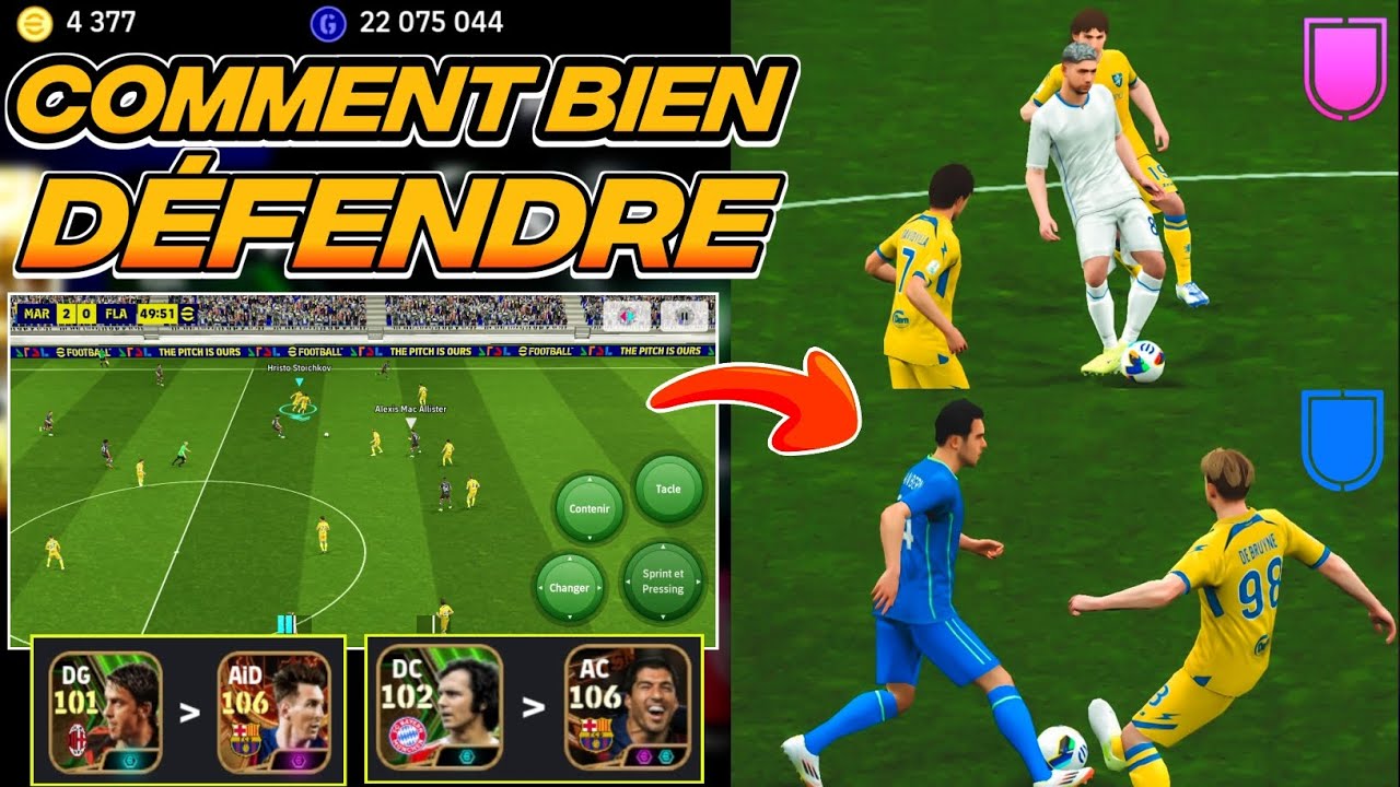 Comment DÉFENDRE comme un PRO sur eFootball 2025 mobile | Devenir PRO sur eFootball mobile (Astuces)