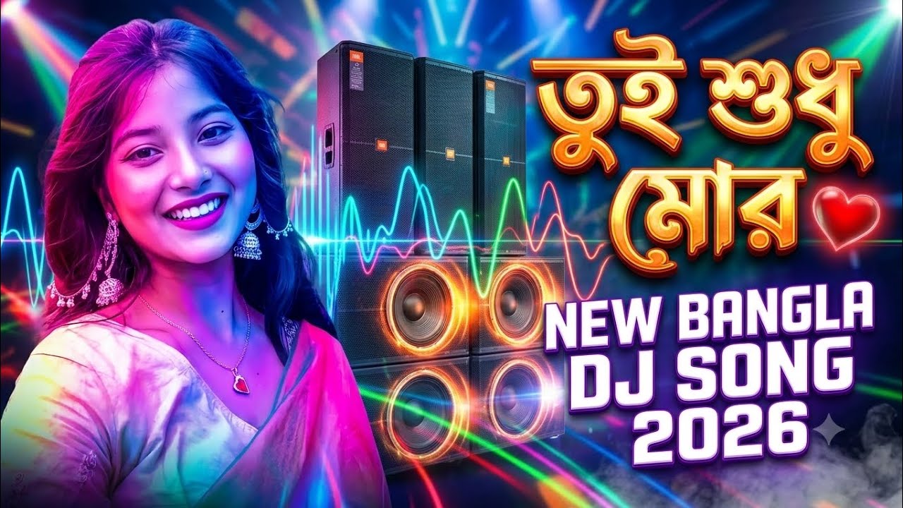 তুই শুধু মোর - Tui Shudhu Mor DJ Remix Song 2026 | New Bangla DJ Remix Song | Hard Bass Club Mix