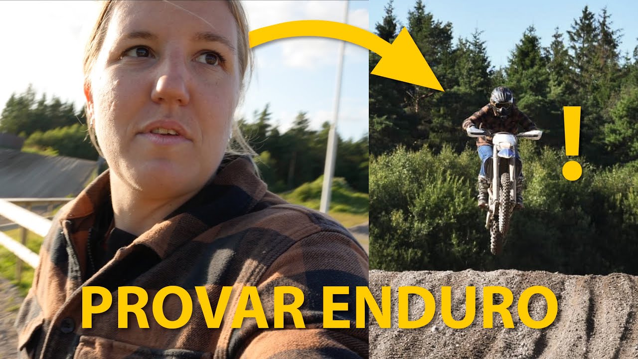 Jag lånade en endurohoj på Släggarpsbanan! MCK Hallandia