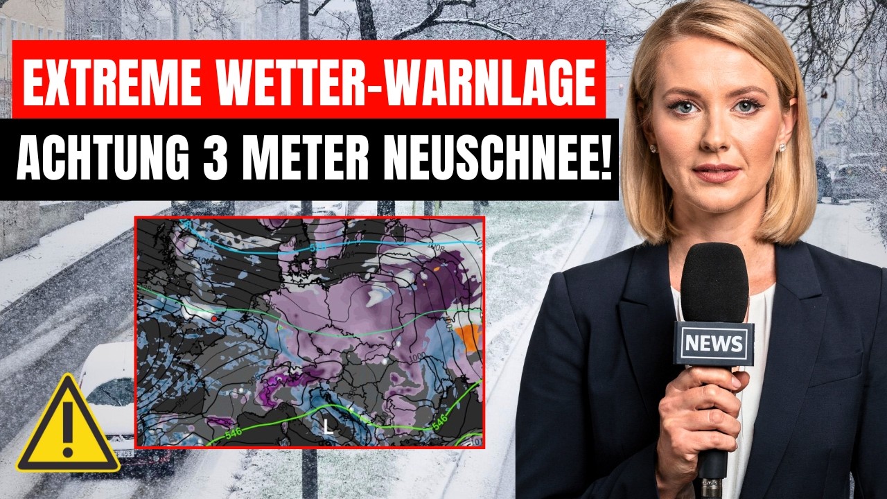 🚨 3 METER NEUSCHNEE & EXTREM-WARNLAGE! Winter ohne Bremse ❄️