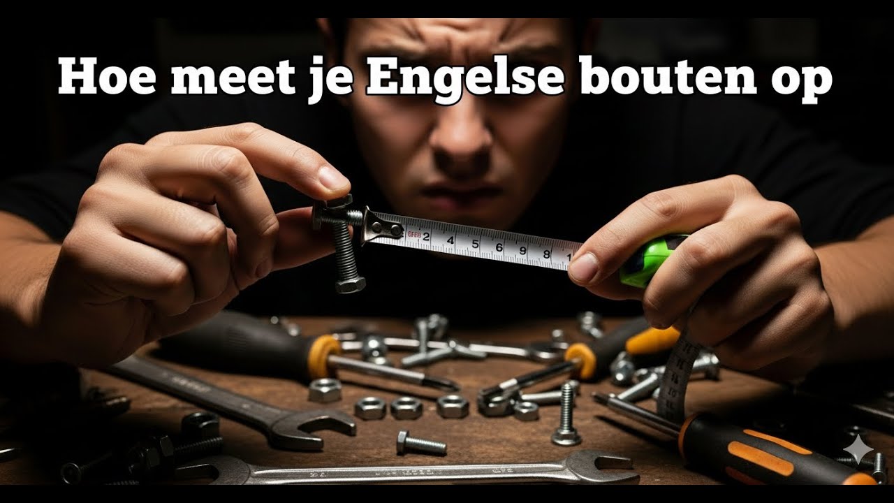 Hoe Meet je UNC, UNF of Engelse Bouten? | Imperiale Draad Uitleg 🔩 #imperial #bout