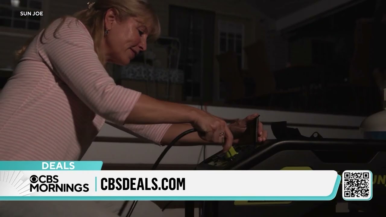 CBS Morning Deals - Sun Joe Propane Generator - Tuesday_August 13.2024