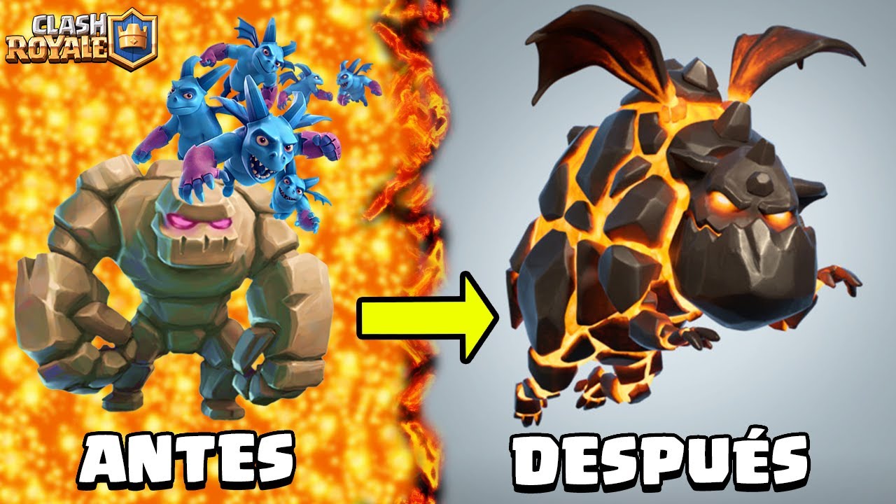 ¿ERA UN GOLEM? EL ORIGEN DEL SABUESO DE LAVA 🔥 (clash royale curiosidades, noticias) CLASH CON MAWI