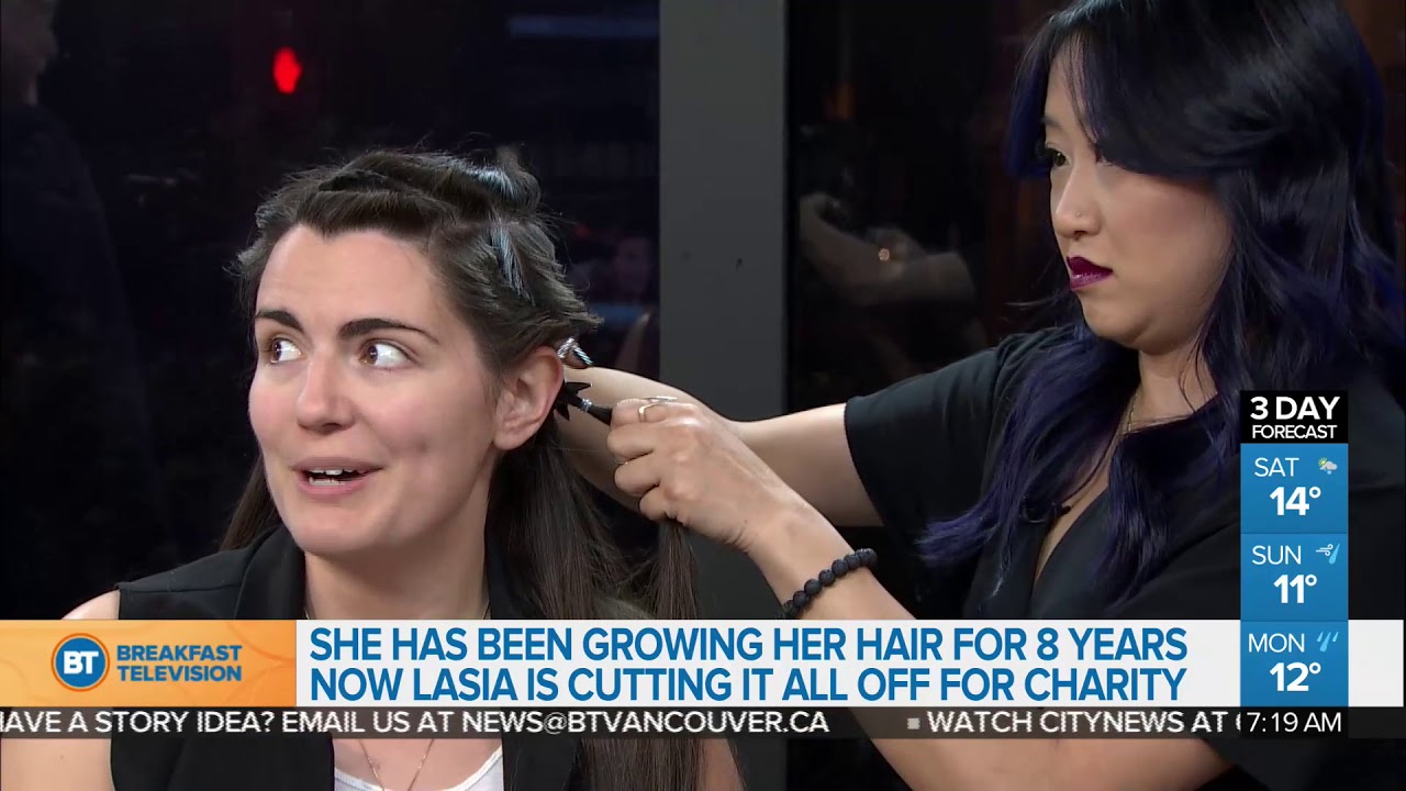 Lasia Cuts Her Hair For Charity!