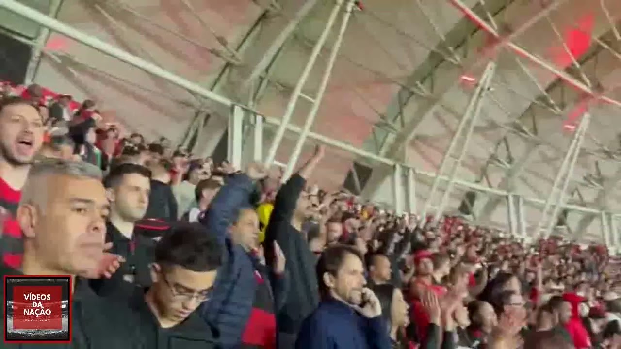 Torcida do Flamengo no Beira Rio contra o Internacional - Brasileiro 2025