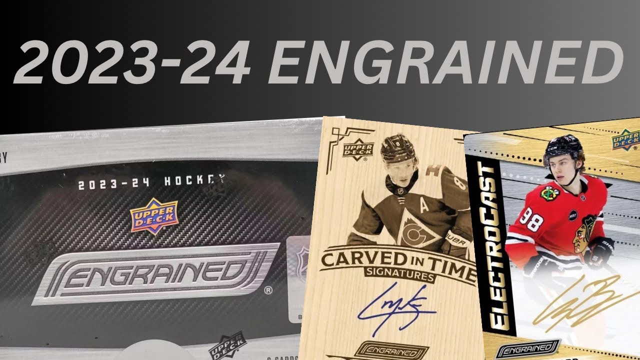 THIS LAST CARD almost made me CRY😭 | 2023-24 Upper Deck Engrained Hockey Hobby Box Opening
