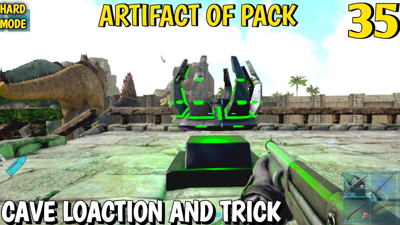 ARTIFACT OF PACK & LOCATION IN ARK MOBILE REVAMP | ARK ULTIMATE MOBILE EDITION | HINDI | EP #35