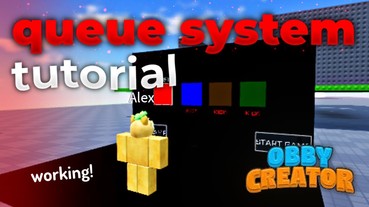 How to make a QUEUE SYSTEM in Obby Creator!