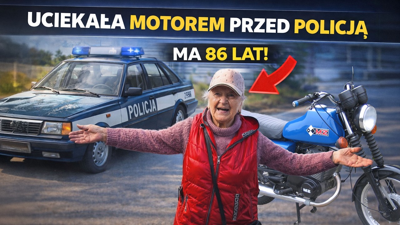 86 LAT I DALEJ KOCHA MOTOCYKLE... JEJ HISTORIA NAS ZASKOCZYŁA!