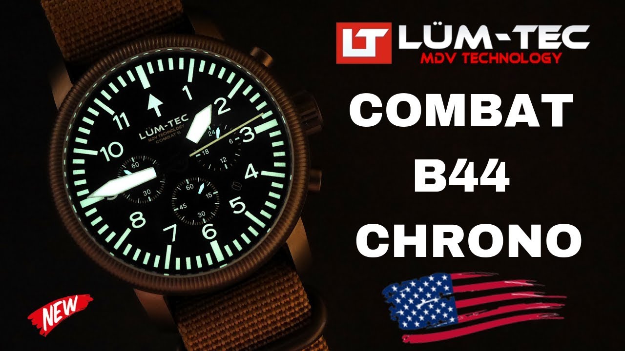 Обзор мужских военных часов LUM-TEC COMBAT B44 Chrono (2019)