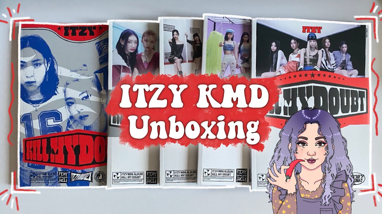 Unboxing ITZY Kill My Doubt Limited & Standard (todas las versiones) | caótico gracias a mi gato