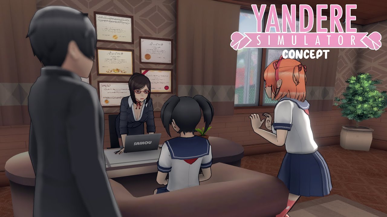 She finally got away from Senpai! Expelling Hanako  Yamada YandereSimulatorConcepts!