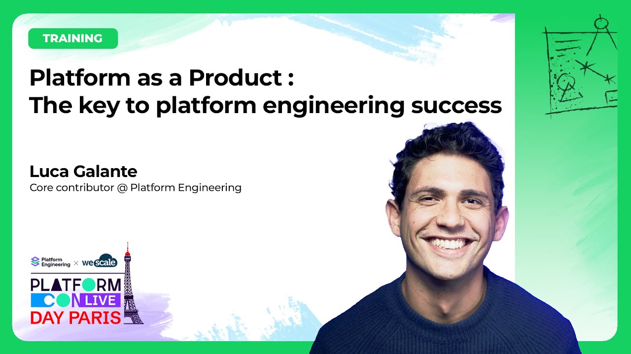 Training - Platform as a Product: the key to Platform engineering success