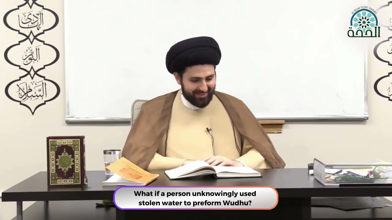 What if a person unknowingly used stolen water to preform Wudhu?