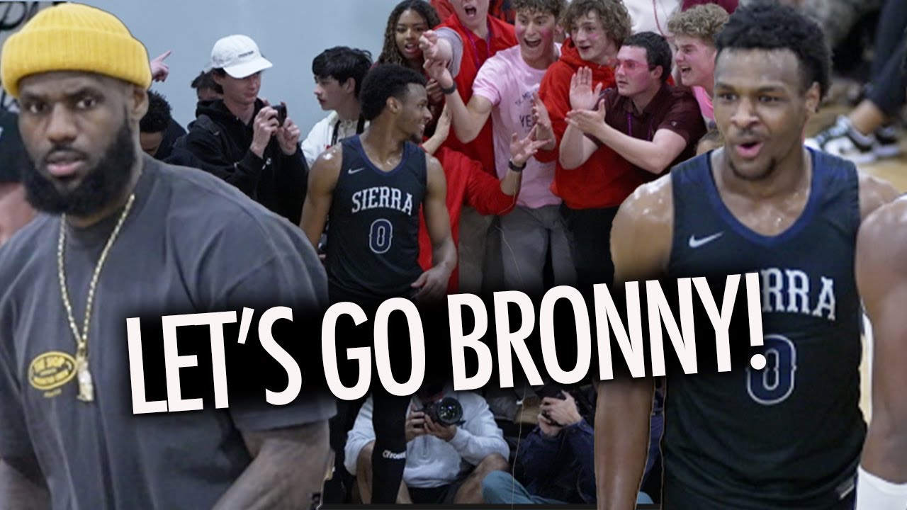 Bronny James INSANE Playoff Game Had LeBron WORRIED vs Bishop Montgomery!