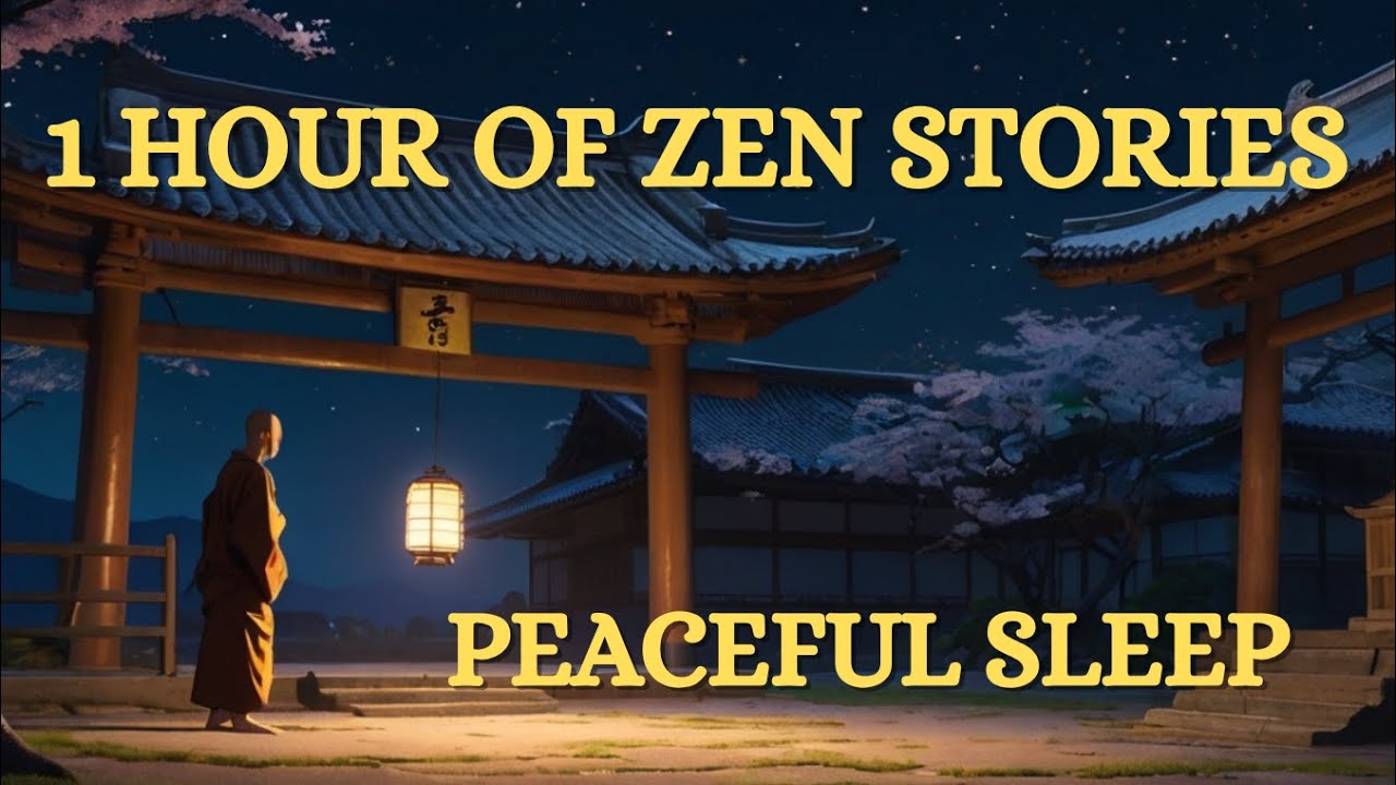 1 Hour of Monk Sleep Stories | 9 Peaceful Tales with Night Ambience, Wind & Crickets