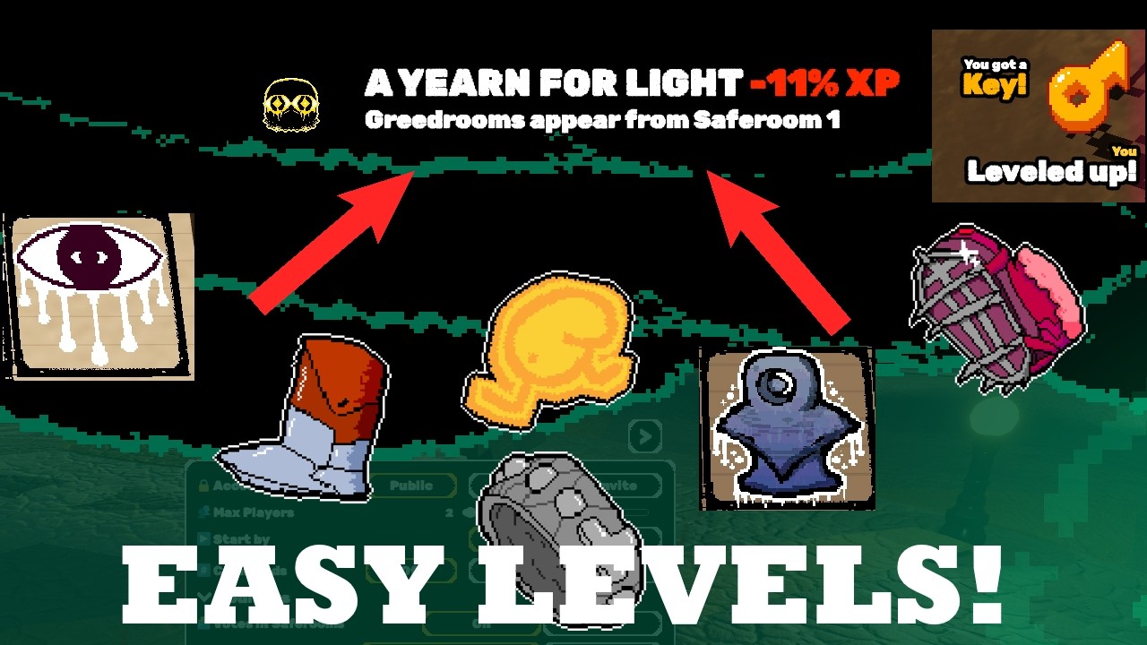 Easy Levels not using a bug this time! (SOUL OVER BODY UPDATE GRACE) roblox