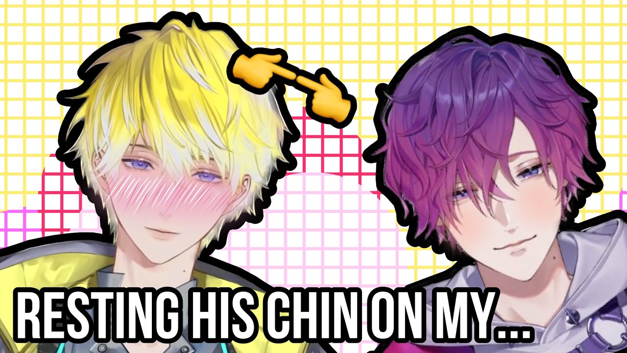 Sonny and Uki sat on each other’s lap
