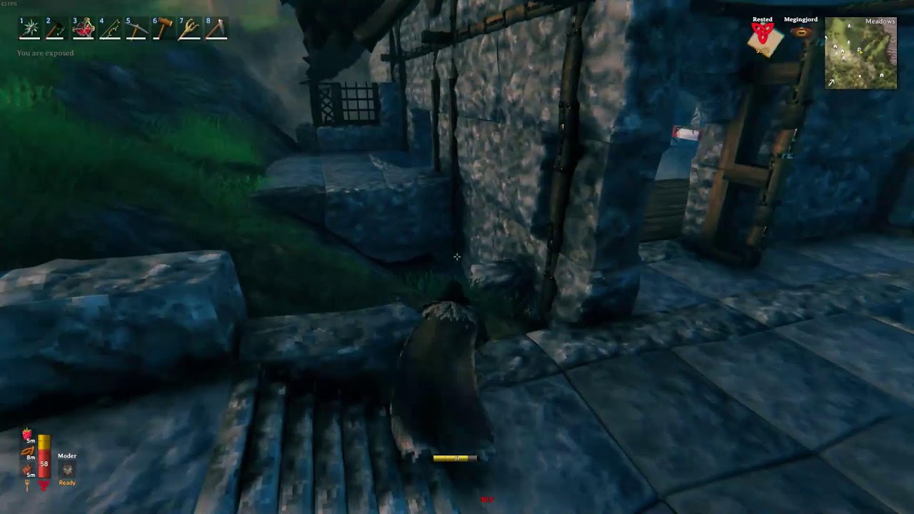 Valheim - The Village - Days 884 & 885 - Screen Wall Construction