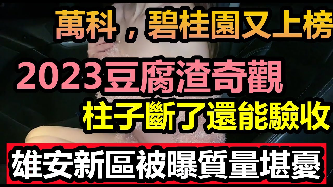 雄安萬億工程安置房居然到處是爛的，地基塌方的房子還能交付，世界之大無奇不有|大陸萬億地產哪家質量最牛，碧桂園質量比萬科好？|手撕大楼，豆腐渣房子质量令人佩服|#房子质量#2023豆腐渣#無修飾