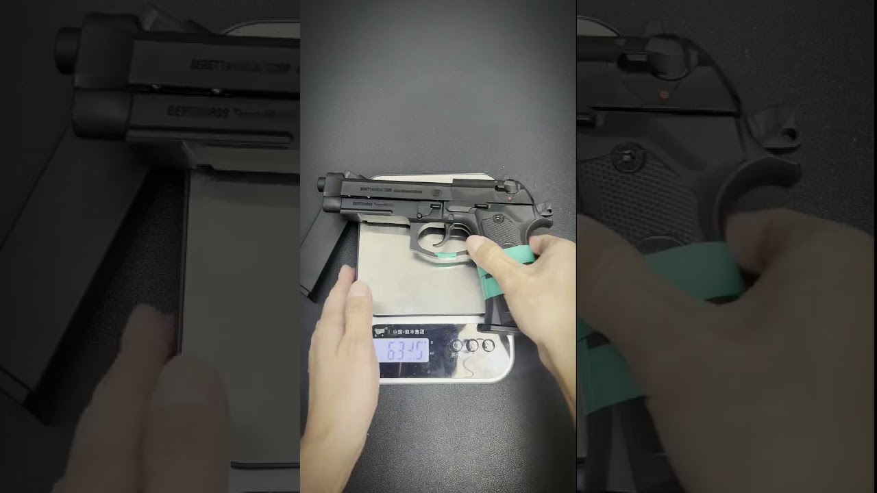 Beretta M92 Auto Shell Ejection Blowback Toy Gun