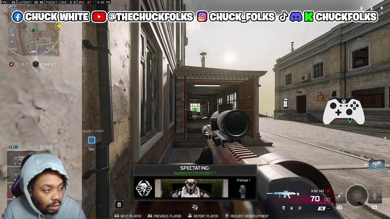 Call of Duty BO7 Warzone w/ Chuck Folks ッ