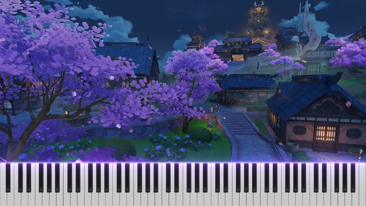 『Dream of Scattered Petals / 華散る夢』Genshin Impact OST | 原神 OST ピアノ