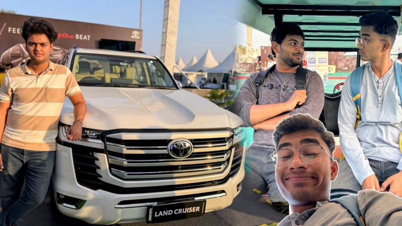 NAYI LAND CRUISER DEKH LI 😍😍 || SHENDRA EXPO CHH || #souravjoshivlogs 
