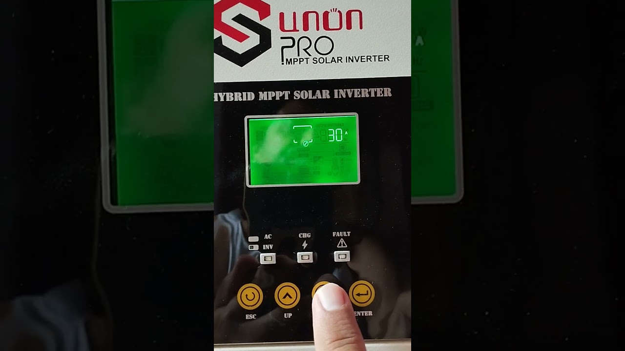 Sako Inverter 5.5 KW . best settings