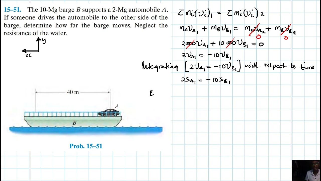 15&ndash;51 Kinetics of a Particle: Impulse and Momentum (Chapter 15: Hibbeler Dynamics) Benam Academy