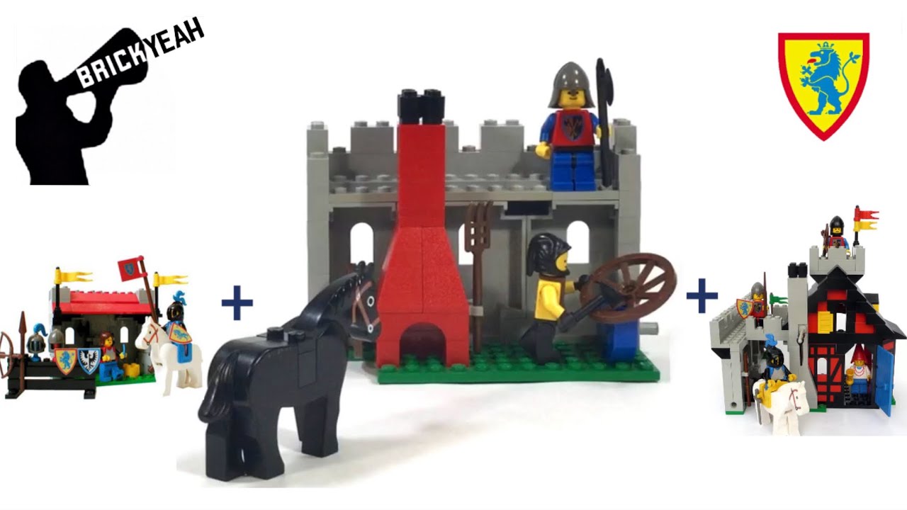 LEGO Blacksmith Shop speed build ***with special guests Guarded Inn & Armor Shop***
