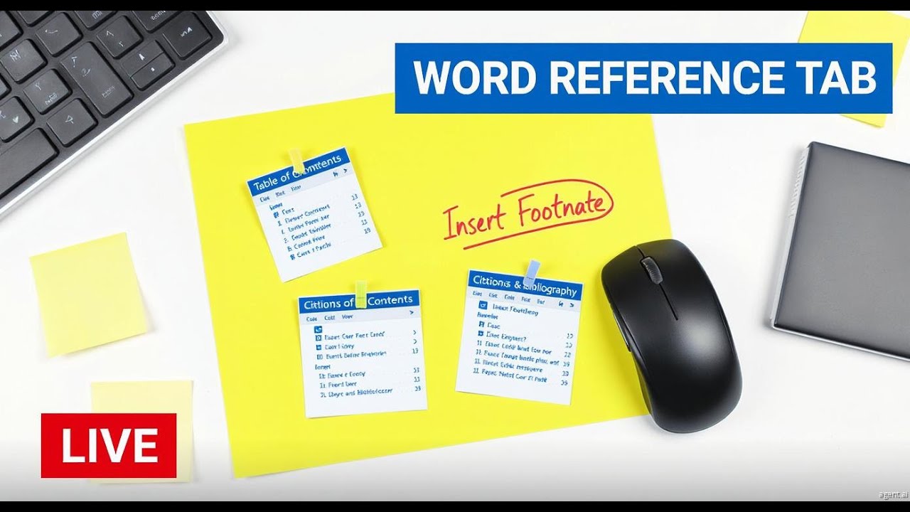 mm-computertech live stream for reference tab in ms office, #MMComputerTech #LiveStream #ReferenceTa