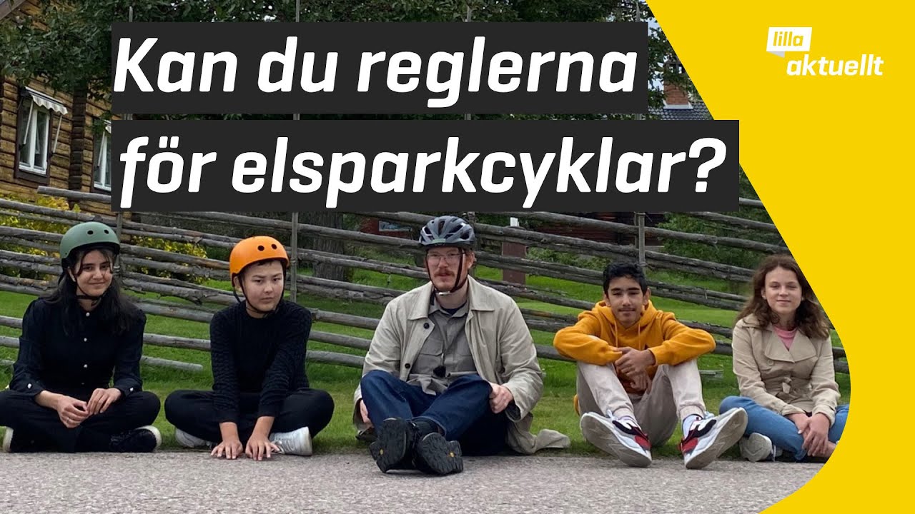 VIKTIGASTE reglerna för elsparkcyklar! Har DU brutit mot dom? | Lilla Aktuellt