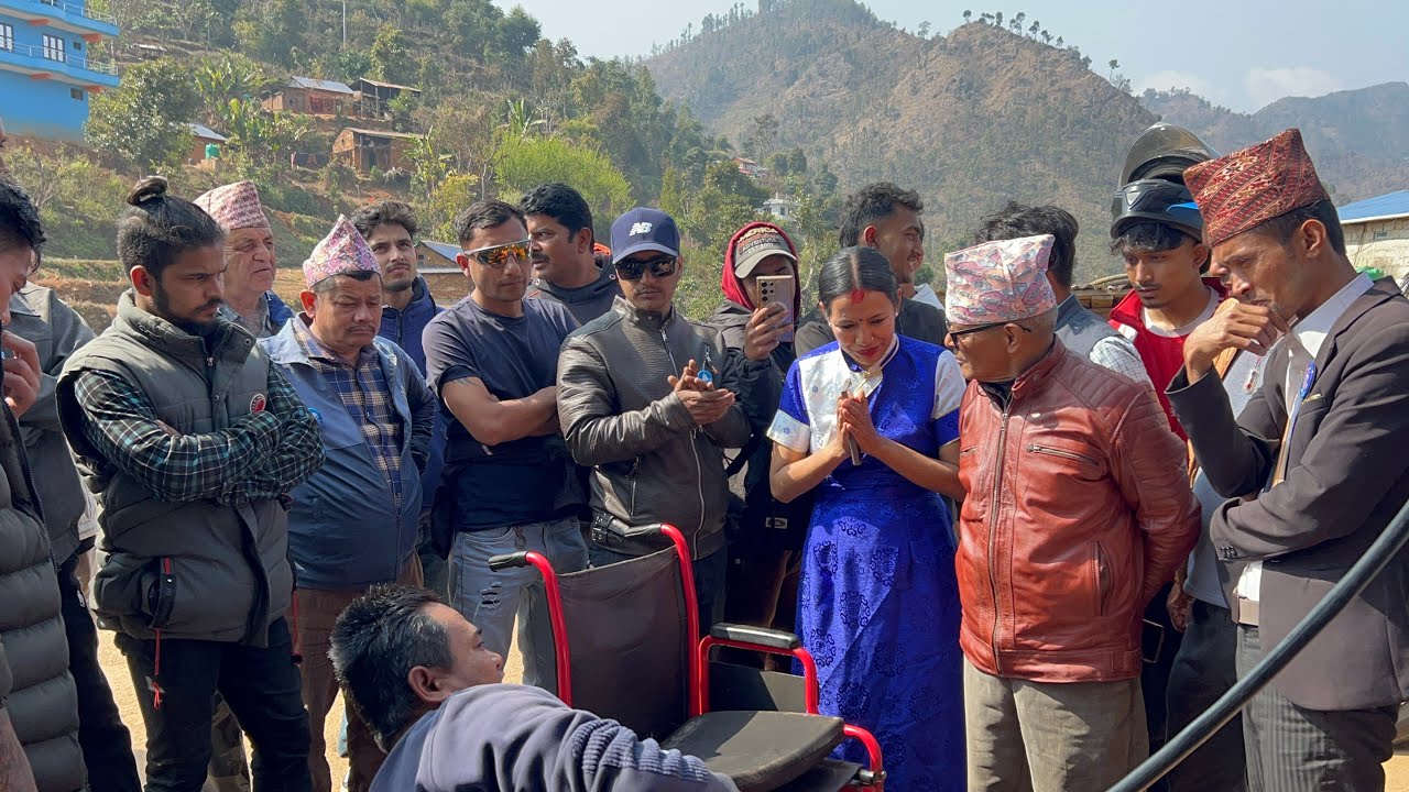 Ashika Tamang Dhading ma vote magdai  