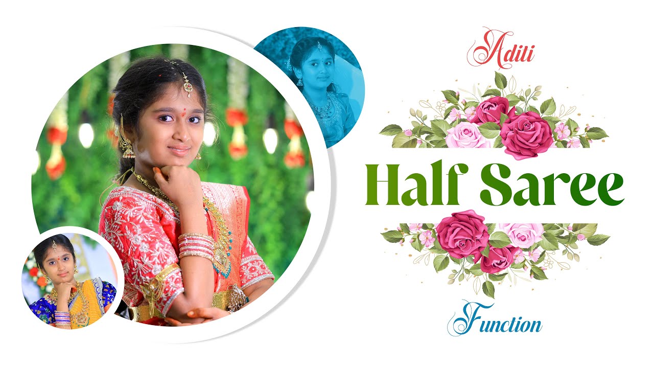 Aditi Half Saree Function | Edit Zone Movies | Nirikshan Photography | A Sanju Samson | 4K