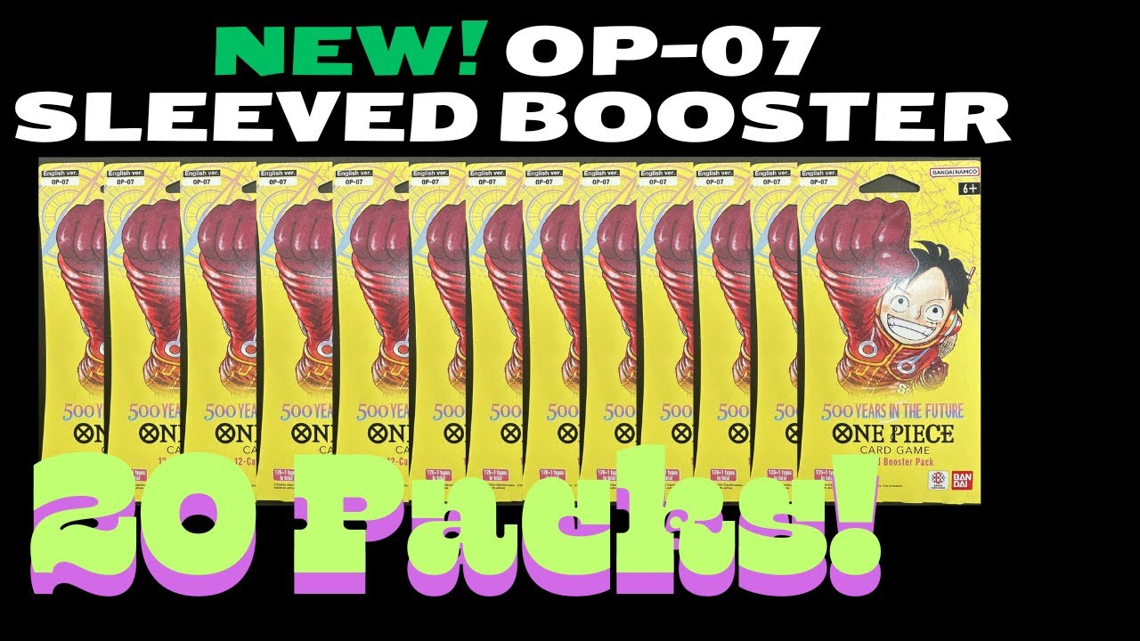 OP-07 Sleeved Booster Pack Opening 20 Packs!