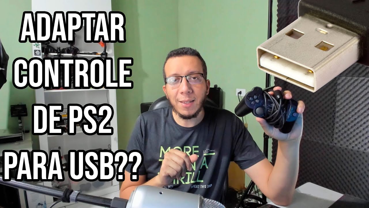 Transformar controle de PS2 em controle de PS2 USB funciona? O computador reconhece controle de PS2?