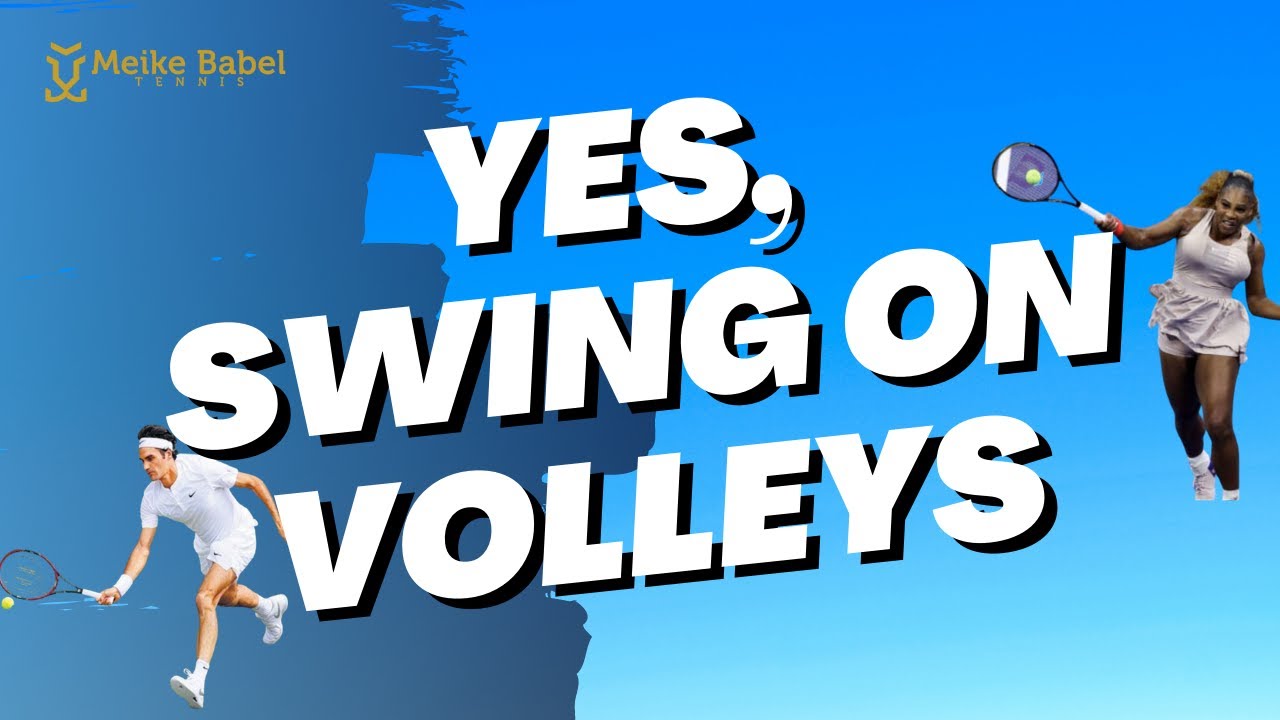 You Can Swing On Tennis Volleys! Differences of Low & High Volleys