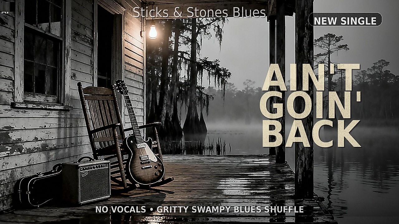 Ain’t Goin’ Back | Gritty Swampy Blues Shuffle (No Vocals)