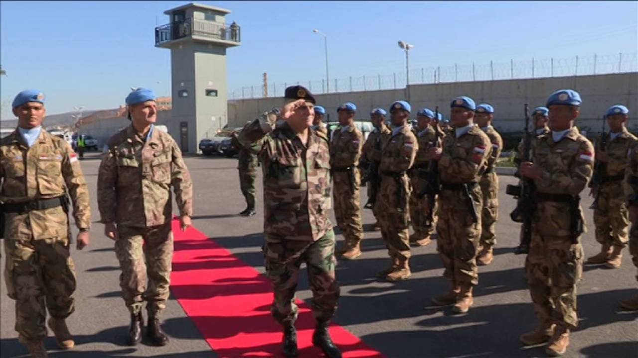 LAF Commander General Jean Kahwagi visits UNIFIL in Naqoura