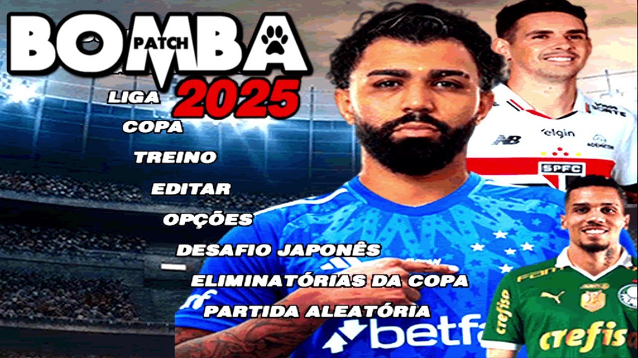 BOMBA PATCH 2025 (PS2) BRASILEIRÃO GEOMATRIX