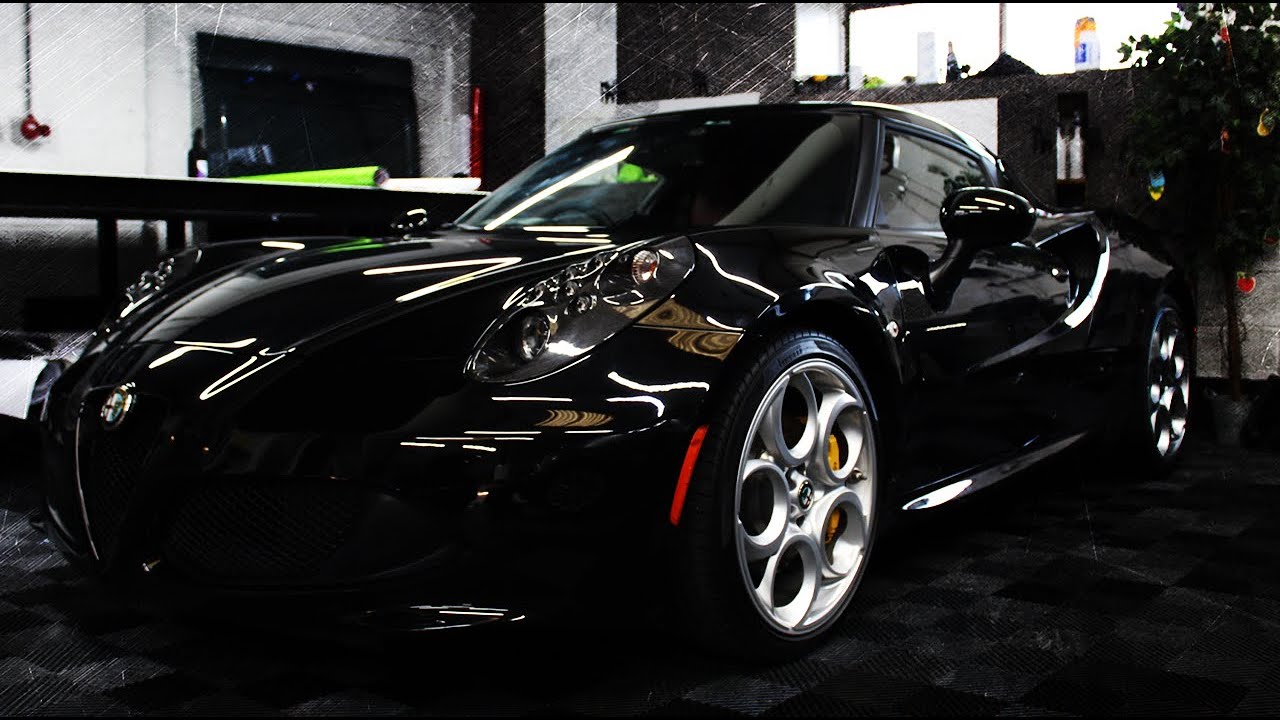 Wrapped UK team Installing Hexis Bodyfence Paint Protection Film on a Alpha C4!