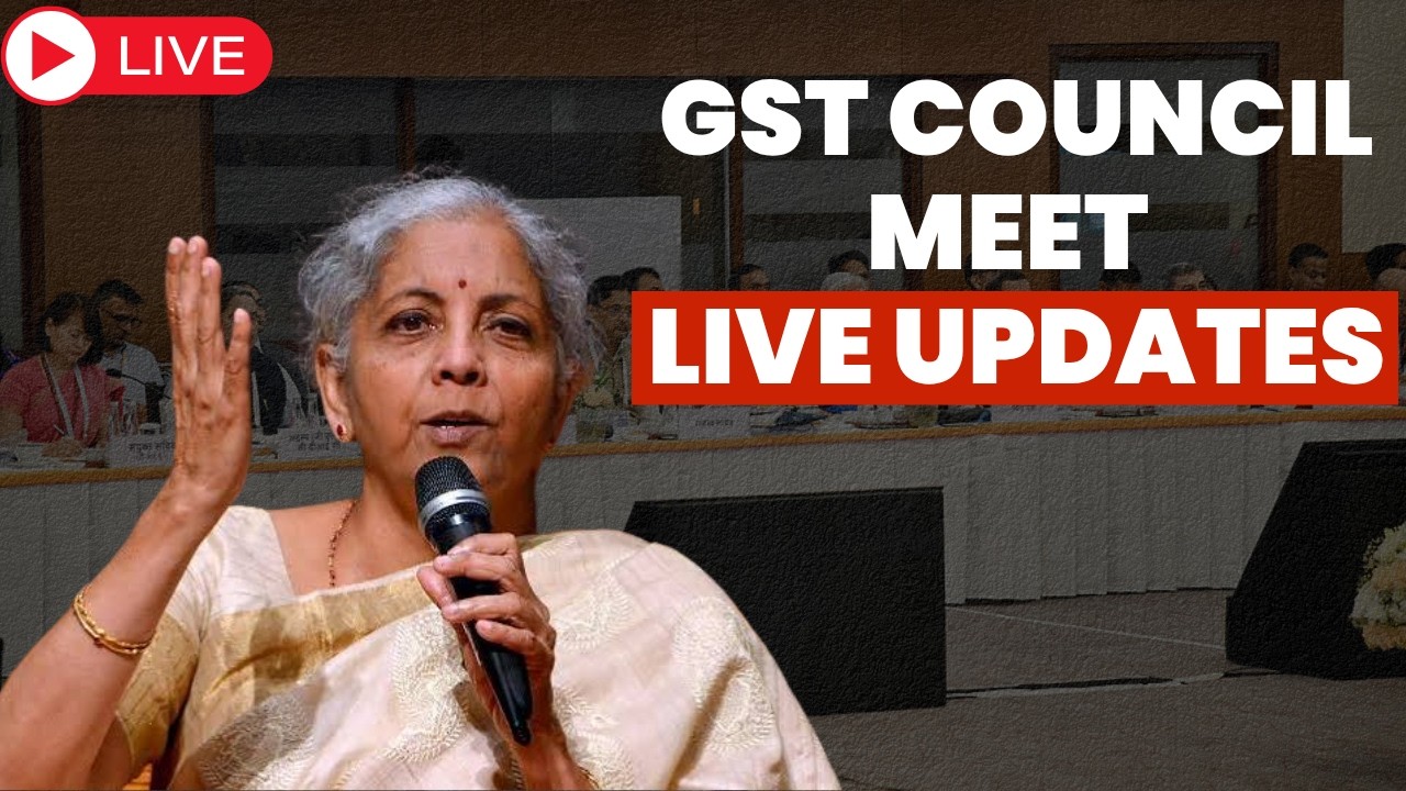 LIVE: GST Council Meet 2026 LIVE Updates | Nirmala Sitharaman Leads 57th GST Council Meet | GST LIVE