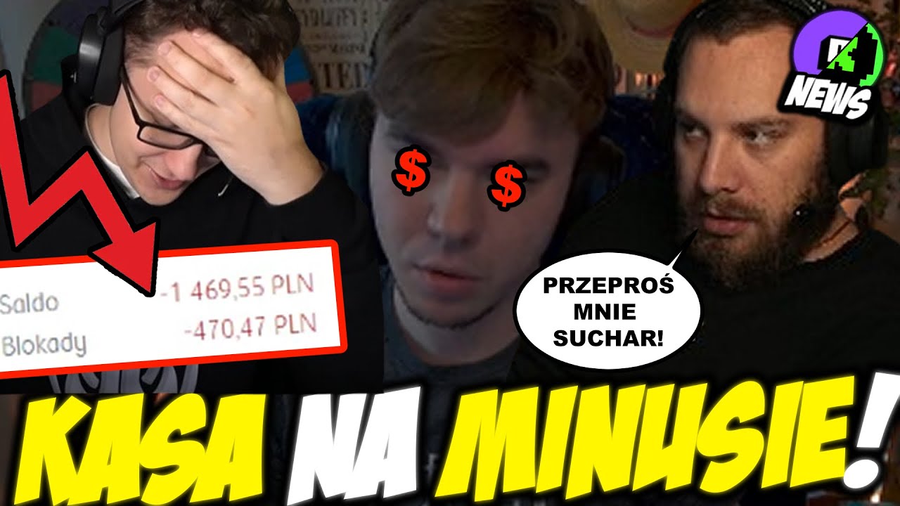 RANDOMBRUCE SALDO NA MINUSIE! BIEDA I AFERA O REKLAMY! JAPCZAN o SUCHARZE! SZKLANA WIADOMOŚCI TTV!
